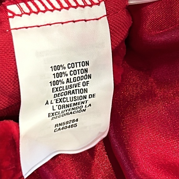 The Children's Place Red Velvet Party Dress Sz 3T - Picture 6 of 7